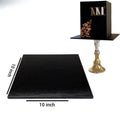 10 Inch Black Square Cake Base | Premium Cake Board for Cake Display & Support