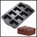 Rectangle Brownie Baking Tray 8 Cavity Non-Stick | Brownie & Mini Cake Baking Pan