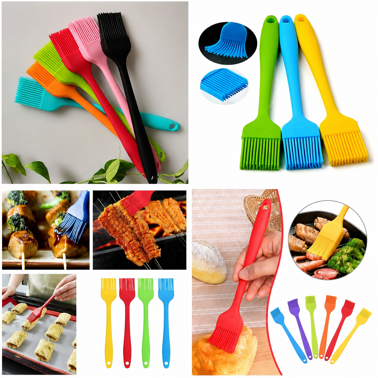 Silicone Pastry Brush for Baking, Cooking & BBQ