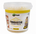 Milkyz Food Fondastic Yellow Sugar Paste 1kg – Premium Fondant for Cake Decorating