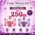 Special Deal – Pack of 2 Fairy Wings Cake Decorating Set with Doll
