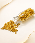 Imported Medium Golden Pearl Sprinkles 25g for Cake Decorating