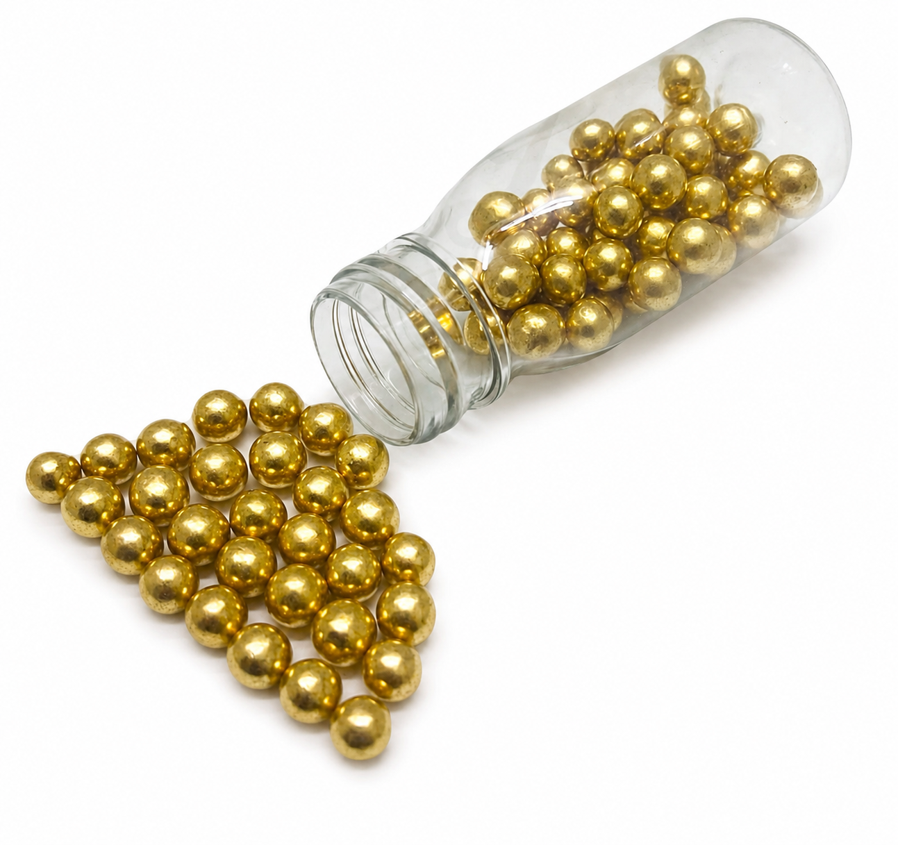 Imported Large Golden Pearl Sprinkles 25g for Cake Decorating