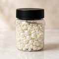 Edible White Mix Super Shine Sprinkles 100g Jar for Cake Decorating