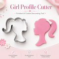 Barbie Head Steel Cutter | Fondant & Cookie Tool