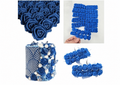 Blue Mini Foamy Flowers Packet | Decorative Craft Flowers