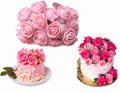Pink Mini Foamy Flowers Packet | Decorative Craft Flowers