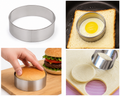 Stainless Steel Round Burger Ring Cutter | Burger Mold