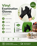 Vinyl Examination Gloves Pack of 100 Pieces | Powder-Free Gloves