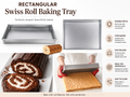 6×10 Rectangular Swiss Roll Tray | Non-Stick Baking Tray