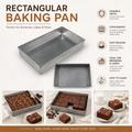 11×15 Rectangular Brownie Tray | Non-Stick Baking Tray