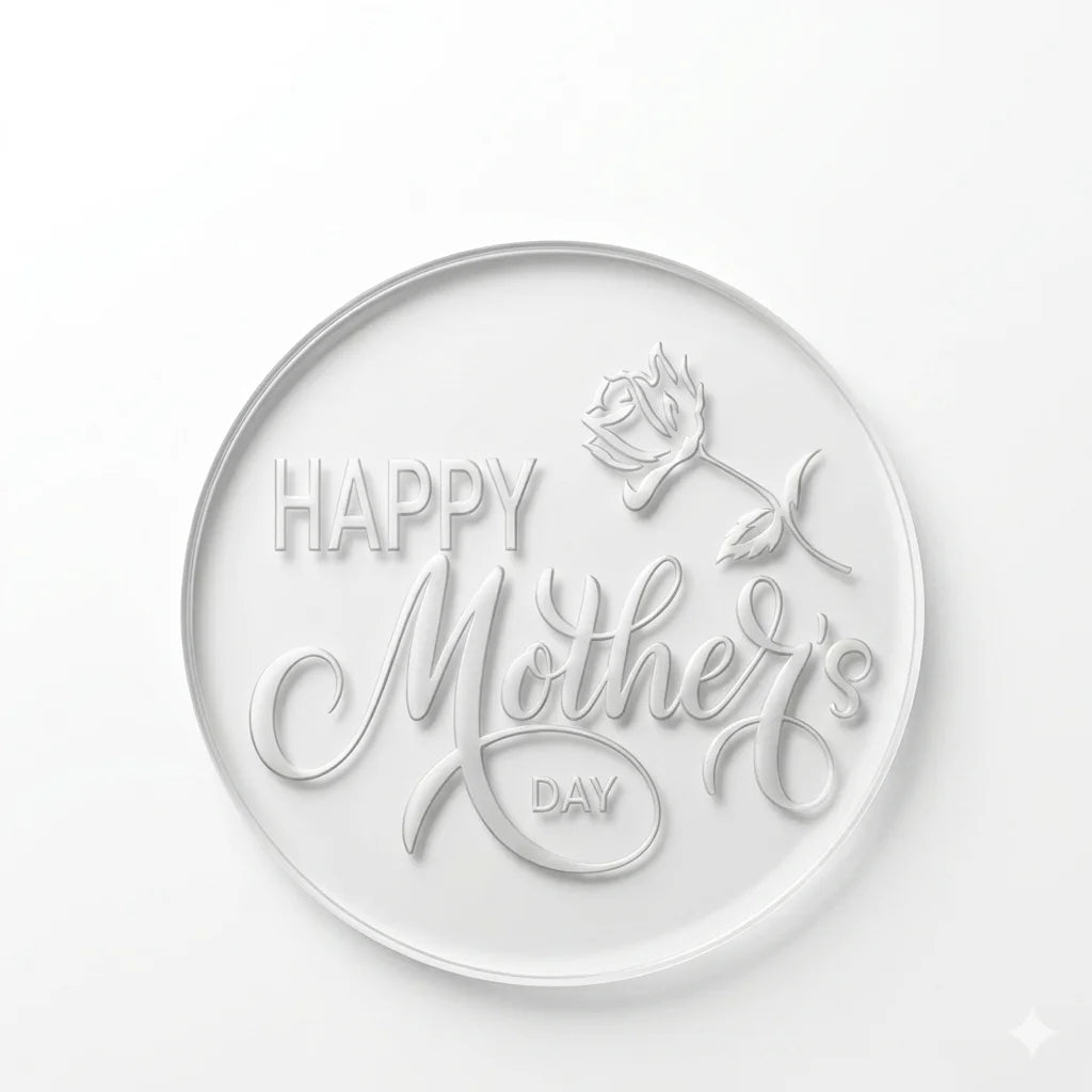 Happy Mothers Day Fondant Embosser Design #2