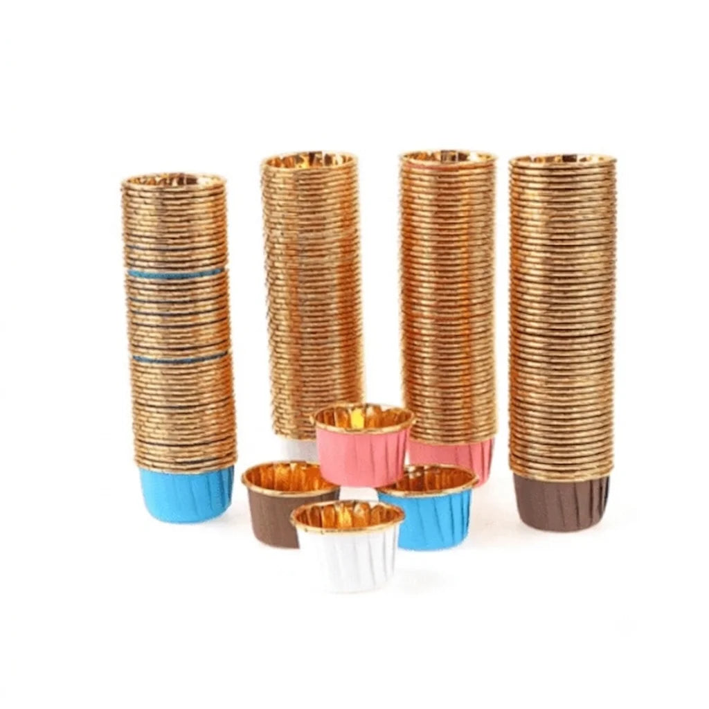 Foil Cupcake Liners Pack of 10Pcs | Baking Cups for Cupcakes & Muffins