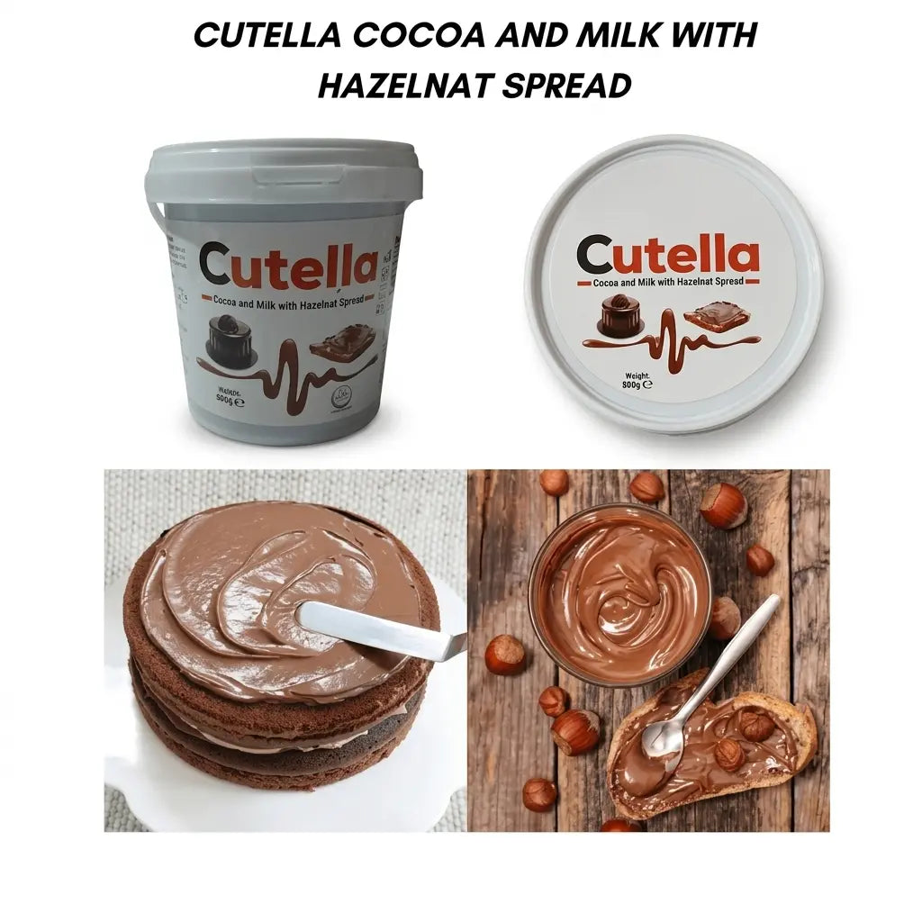 Cutella Cocoa & Milk with Hazelnut Spread