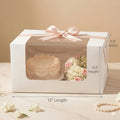 Mother’s Day Cake Box with Flower Portion | Gift Packaging for Cakes & Bakery