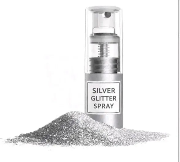 Silver Glitter Spray - Premium Shimmar Spray For Cakes
