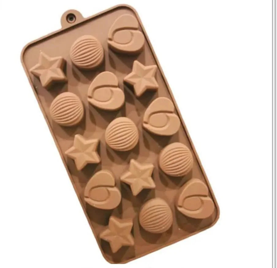 Star&Shell Silicon Choclate Mould