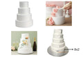 8x2 Round Cake Dummy Foam Base – White Polystyrene