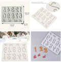 Number Silicone Fondant Mould – Cake Decorating Mold