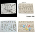 ABC Silicone Fondant Mould – Stylish Alphabet Cake Decorating Mold