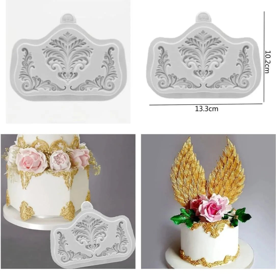Scroll Border Silicone Fondant Mould – Cake Decorating Mold
