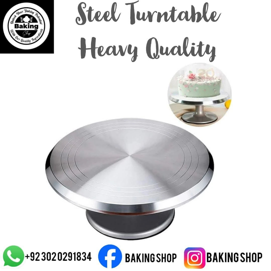 Steel Cake Turntable Heavy Quality 30CM