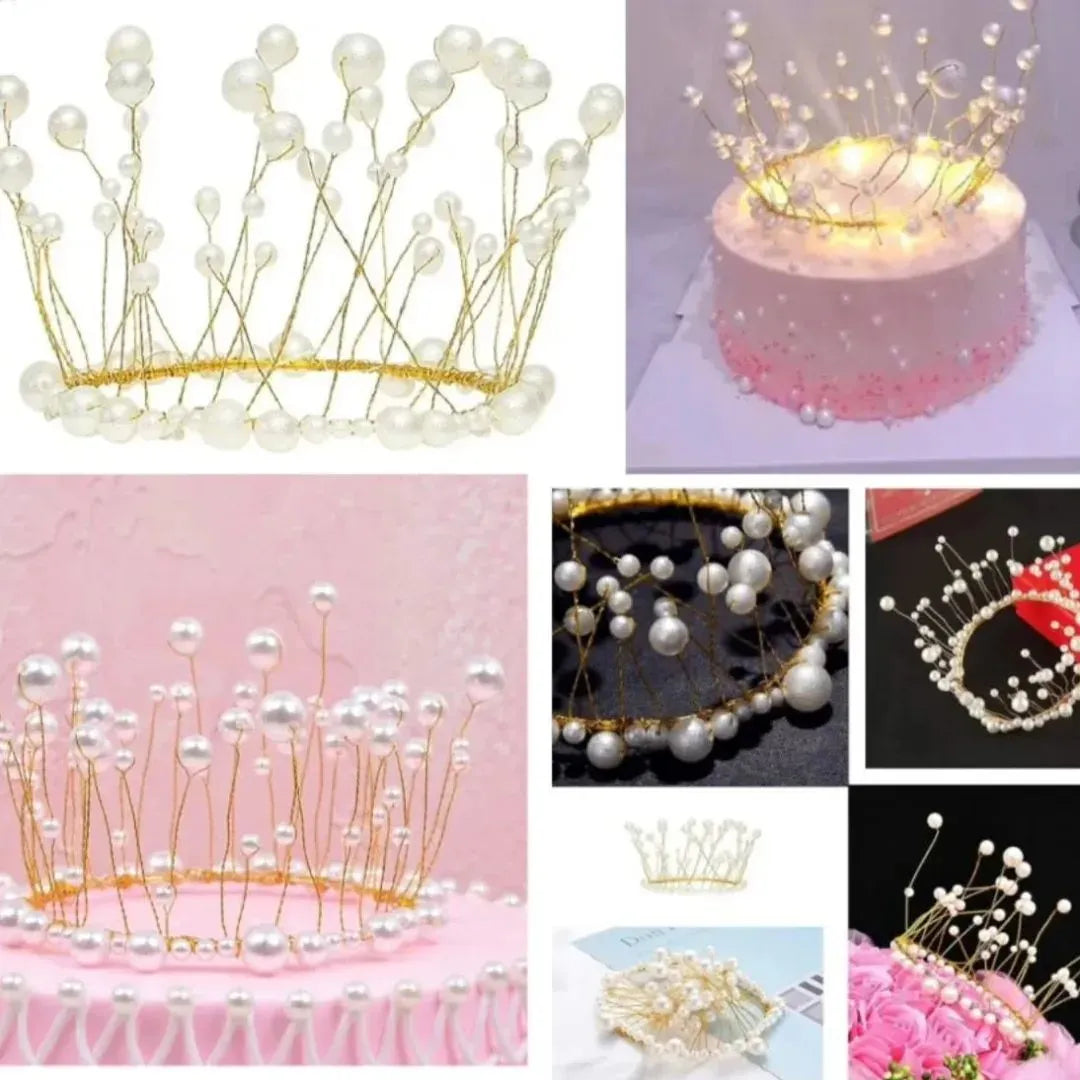 Metal Beads Crown 5 Inch
