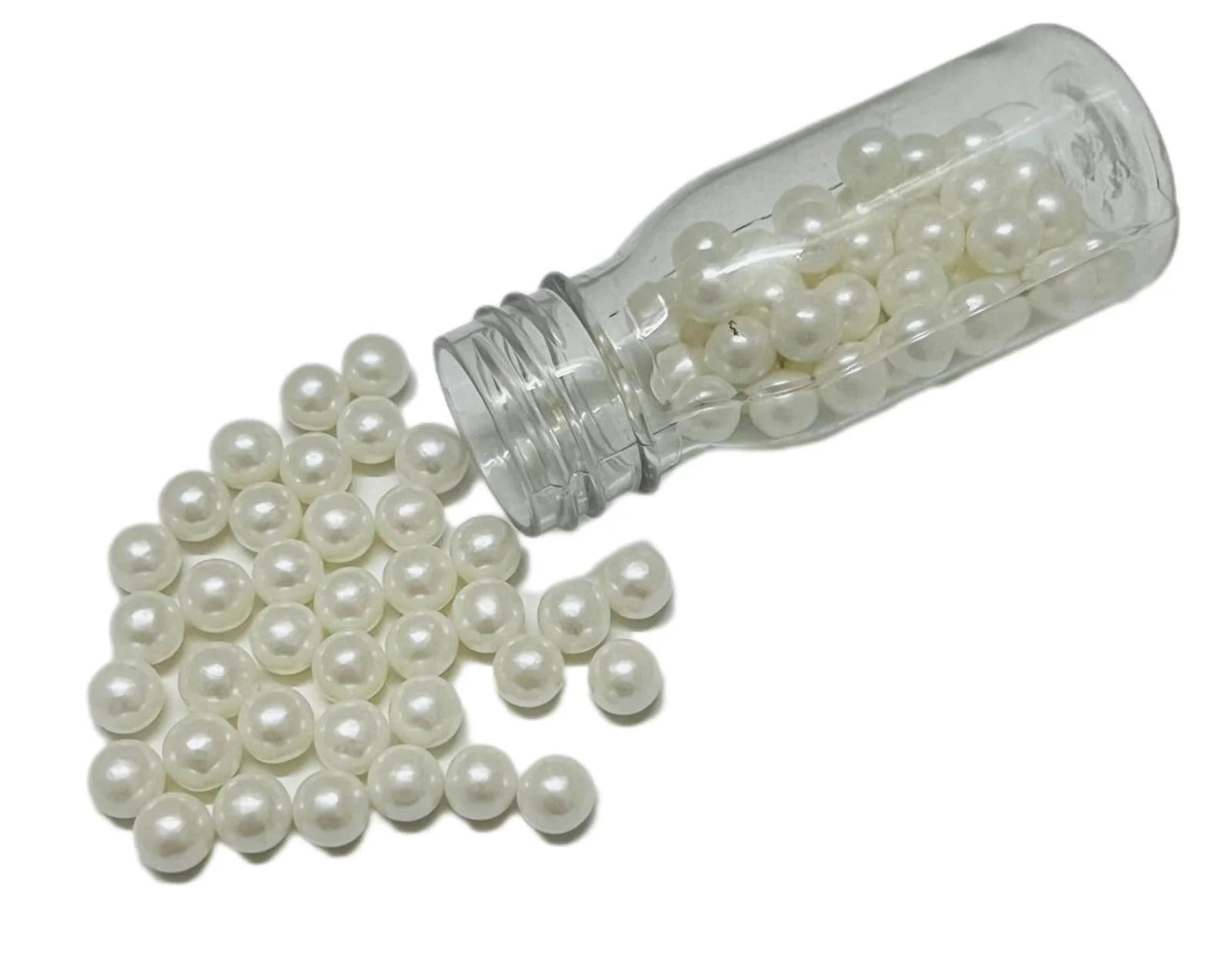 7mm Edible Imported White Pearls Sprinkles 25g | Cake Decorating Sprinkles