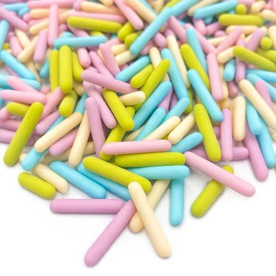 Imported Multi Colours Rods Sprinkles 25g | Cake Decorating Sprinkles