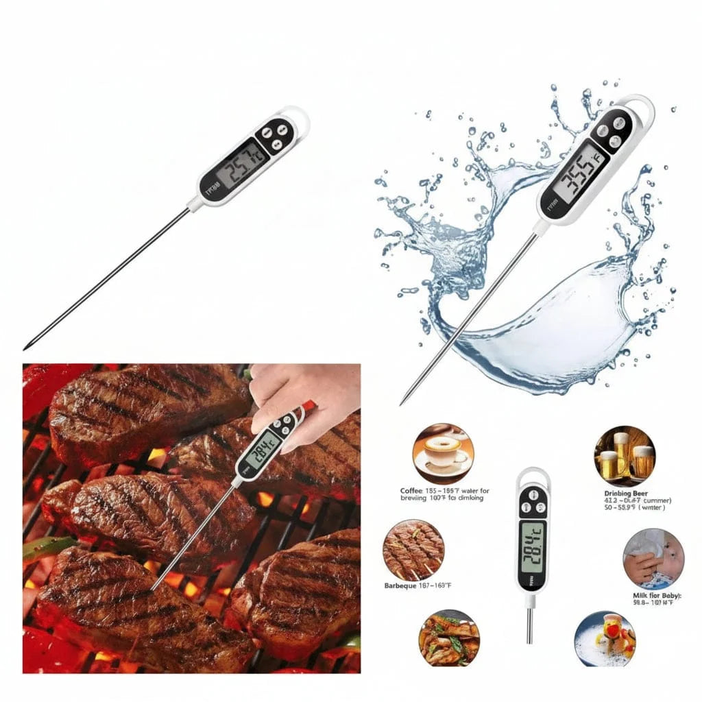 Digital Food & Candy Thermometer | Instant Read Cooking & Baking Thermometer