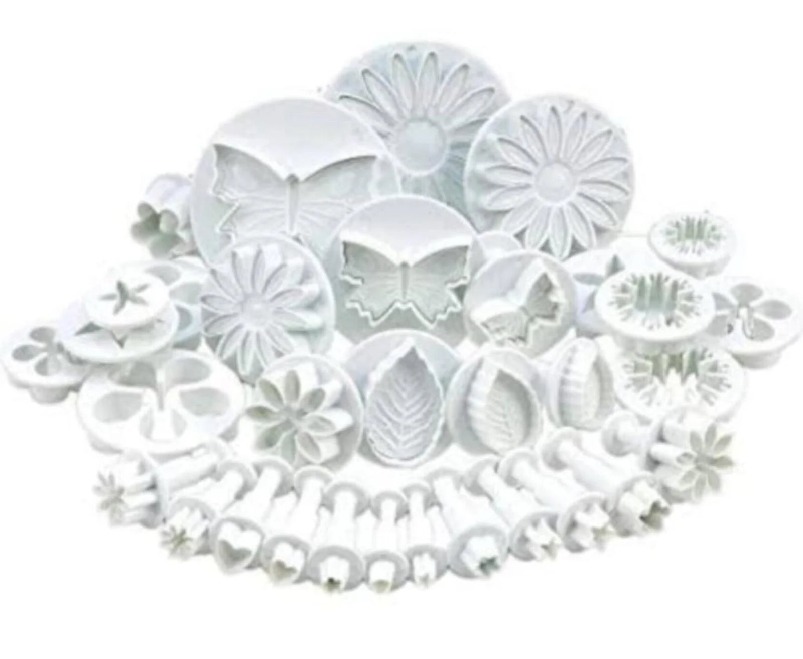 33 Pcs Mix Plunger Cutter Set | Fondant, Cookie & Cake Decorating Cutters