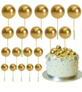 Golden Colour Faux Ball Pack of 20 Balls | Decorative Craft & Floral Accessories