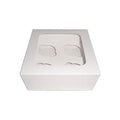 4 Cupcakes Box | Premium Cupcake Packaging Box for Bakery & Gift Presentation