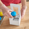 1 Cupcake Box | Premium Single Cupcake Packaging Box for Bakery & Gifts