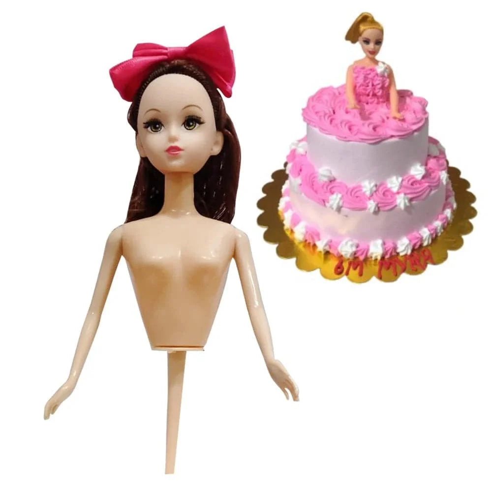 Cake Doll Topper | Princess Doll Cake Decoration for Birthday Cakes