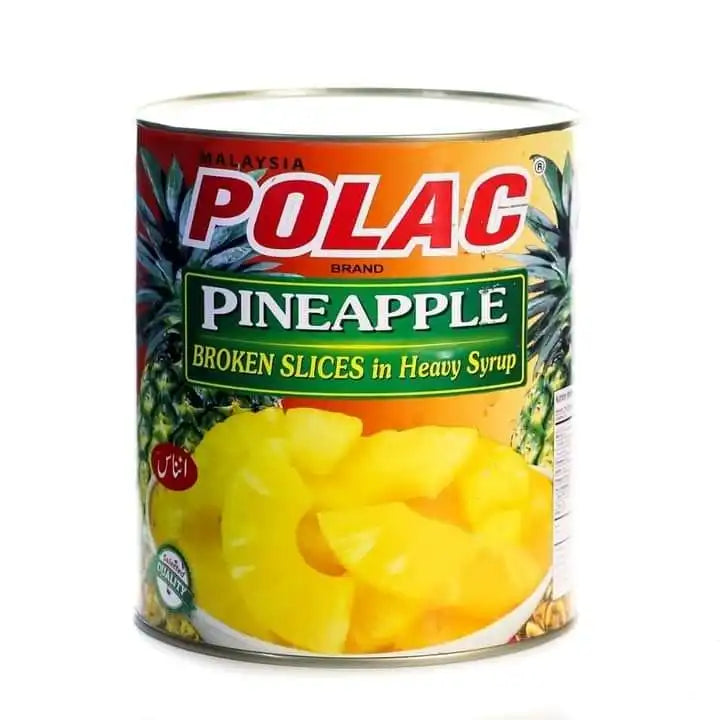 Polac Pineapple Slices 565g Tin | Premium Canned Pineapple for Baking & Desserts