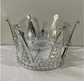 Silver Pearl Crown Standard Size | Luxury Cake Crown Topper for Cake Decoration