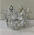 Medium Silver Cake Crown | Luxury Princess Cake Topper for Cake Decoration