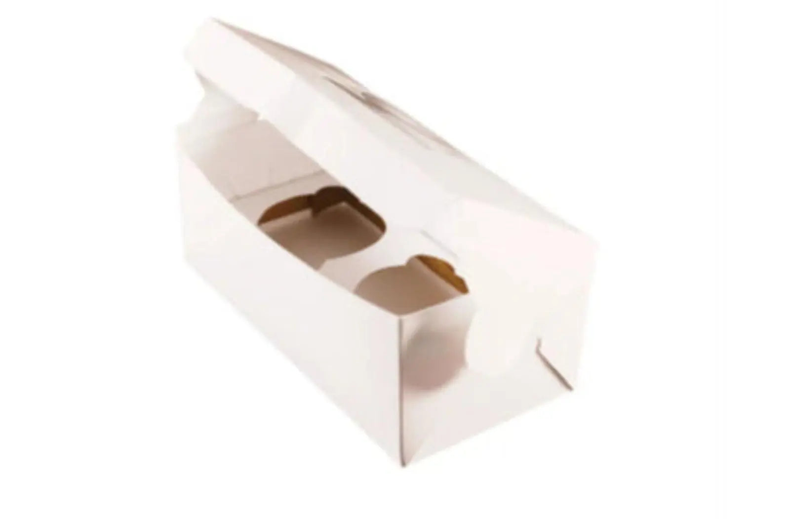 2 Cupcakes Box | Premium Cupcake Packaging Box for Bakery & Gift Presentation