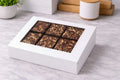 6 Brownies Box | Premium Brownie Packaging Box for Bakery & Gift Presentation