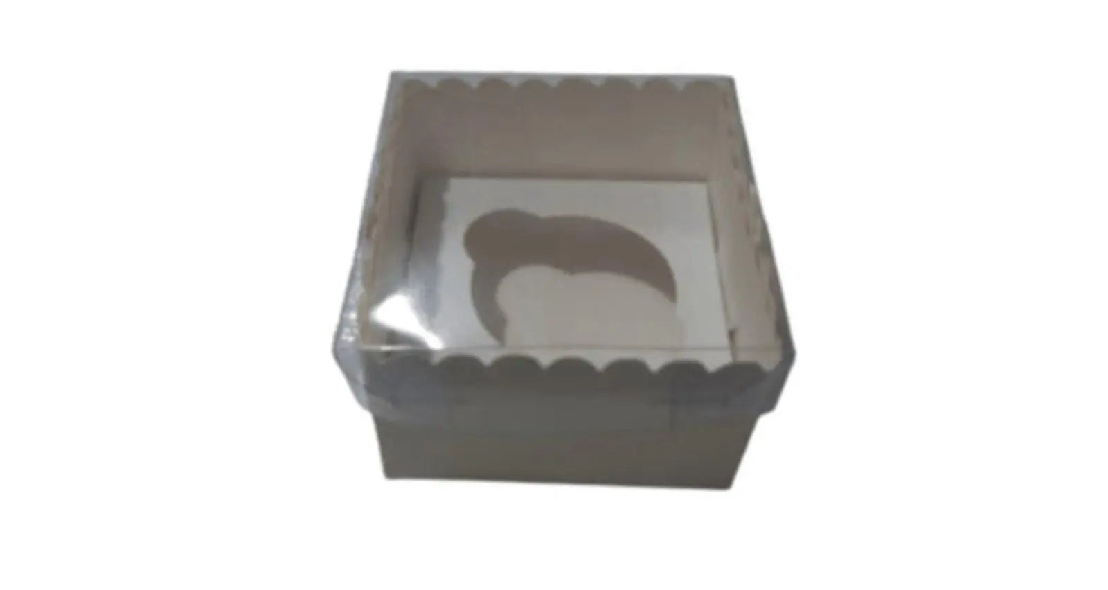 1 Cupcake Transparent Lid Box | Clear Cupcake Packaging Box for Bakery & Gifts