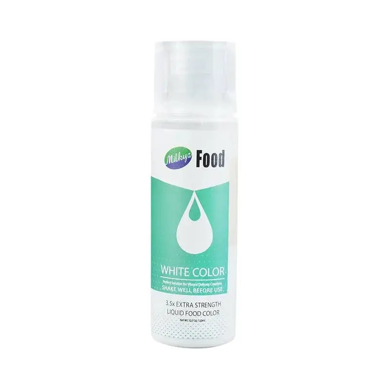 White Food Colour 120ML Bottle | Liquid Food Color for Cake Decorating