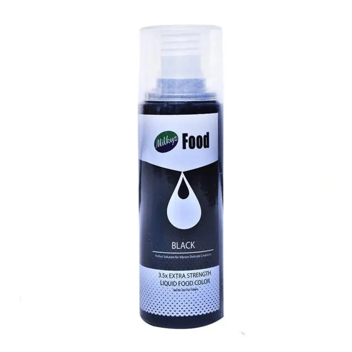 Black Food Colour 120ML Bottle | Liquid Food Color for Cake Decorating