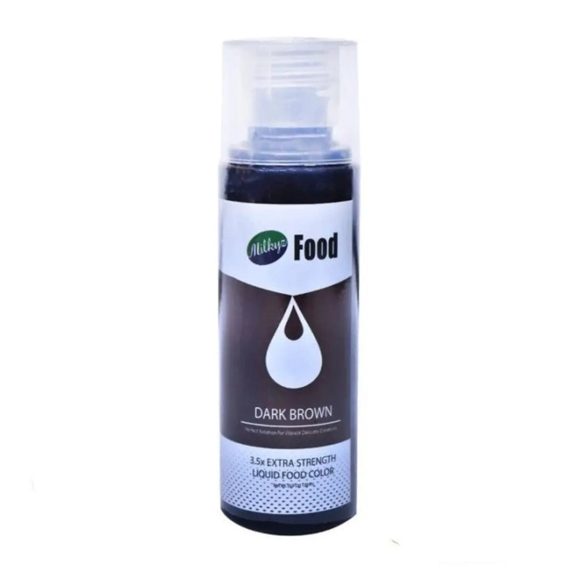 Dark Brown Food Colour 120ML Bottle | Liquid Food Color for Cake Decorating