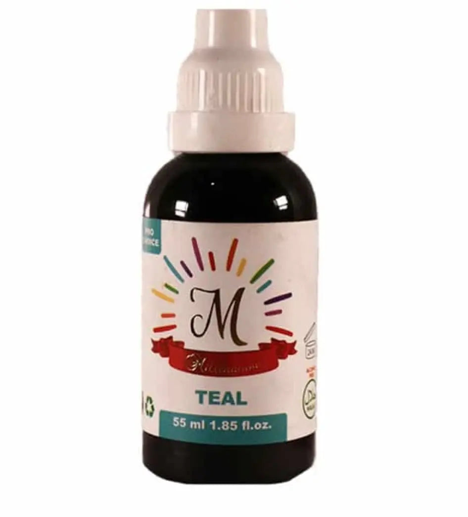 Millennium Teal Liquid Food Colour 55ML | Liquid Food Color for Cake Decorating