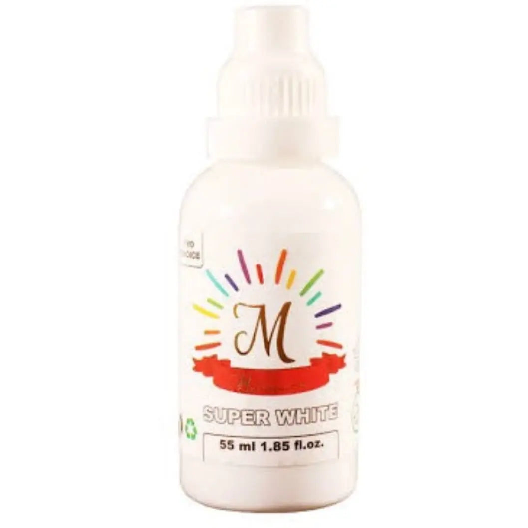 Millennium Super White Liquid Food Colour 55ML | Liquid Food Color for Cake Decorating