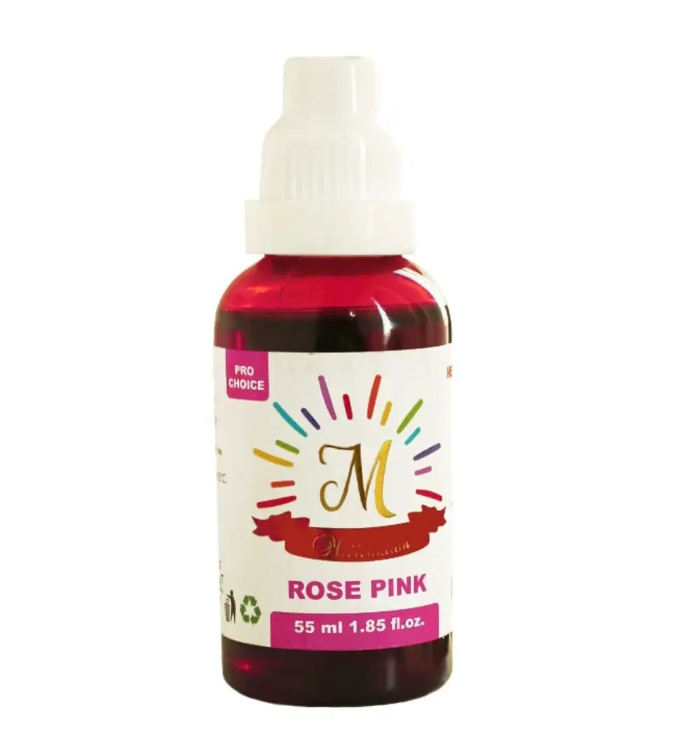 Millennium Rose Pink Liquid Food Colour 55ML | Liquid Food Color for Cake Decorating