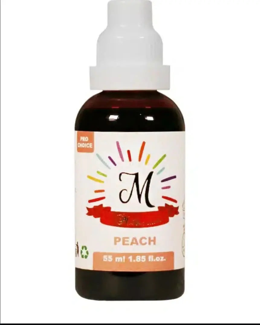Millennium Peach Liquid Food Colour 55ML | Liquid Food Color for Cake Decorating