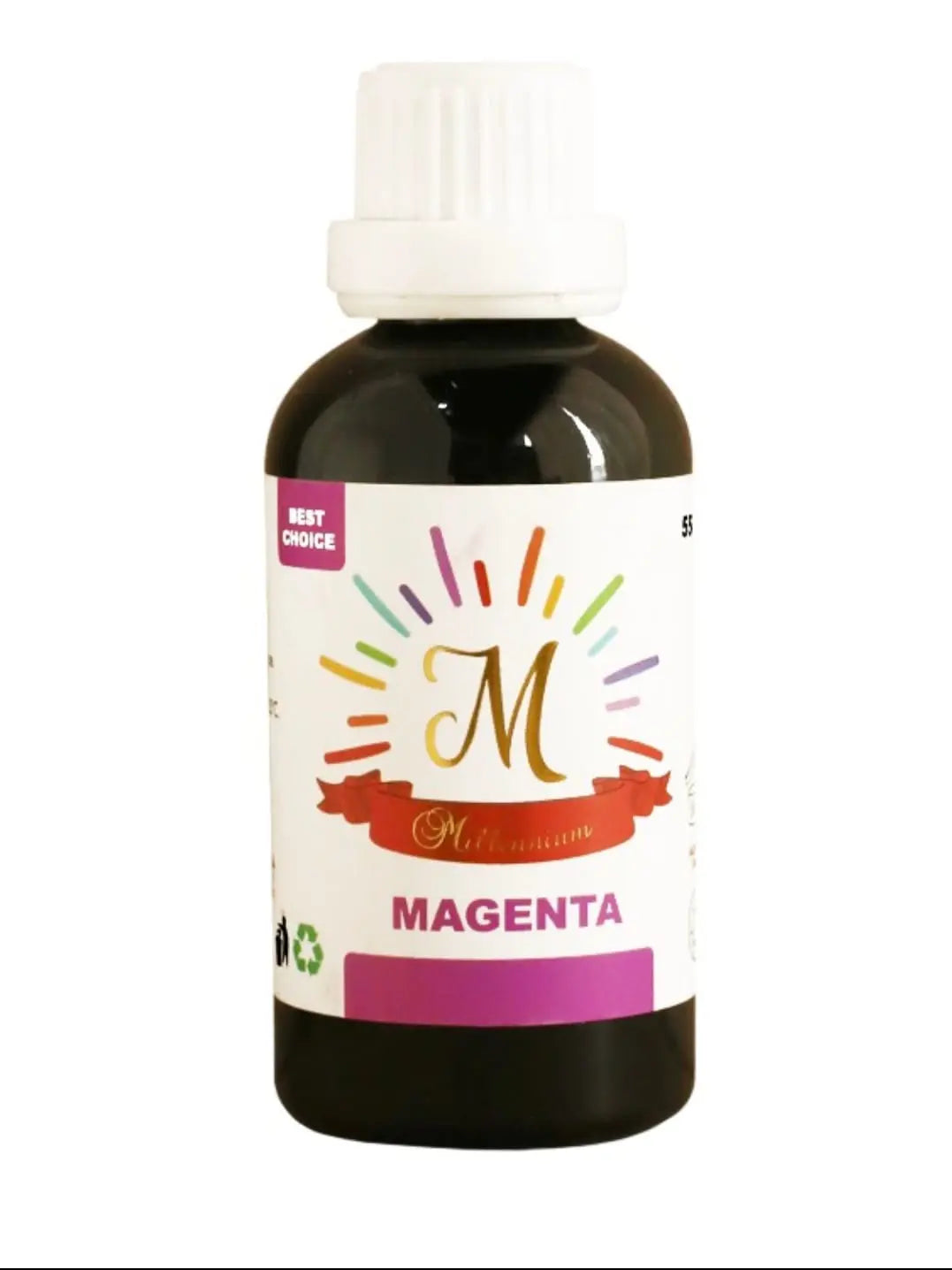 Millennium Magenta Liquid Food Colour 55ML | Liquid Food Color for Cake Decorating