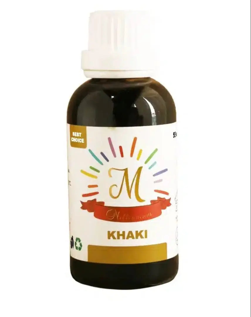 Millennium Khaki Liquid Food Colour 55ML | Liquid Food Color for Cake Decorating